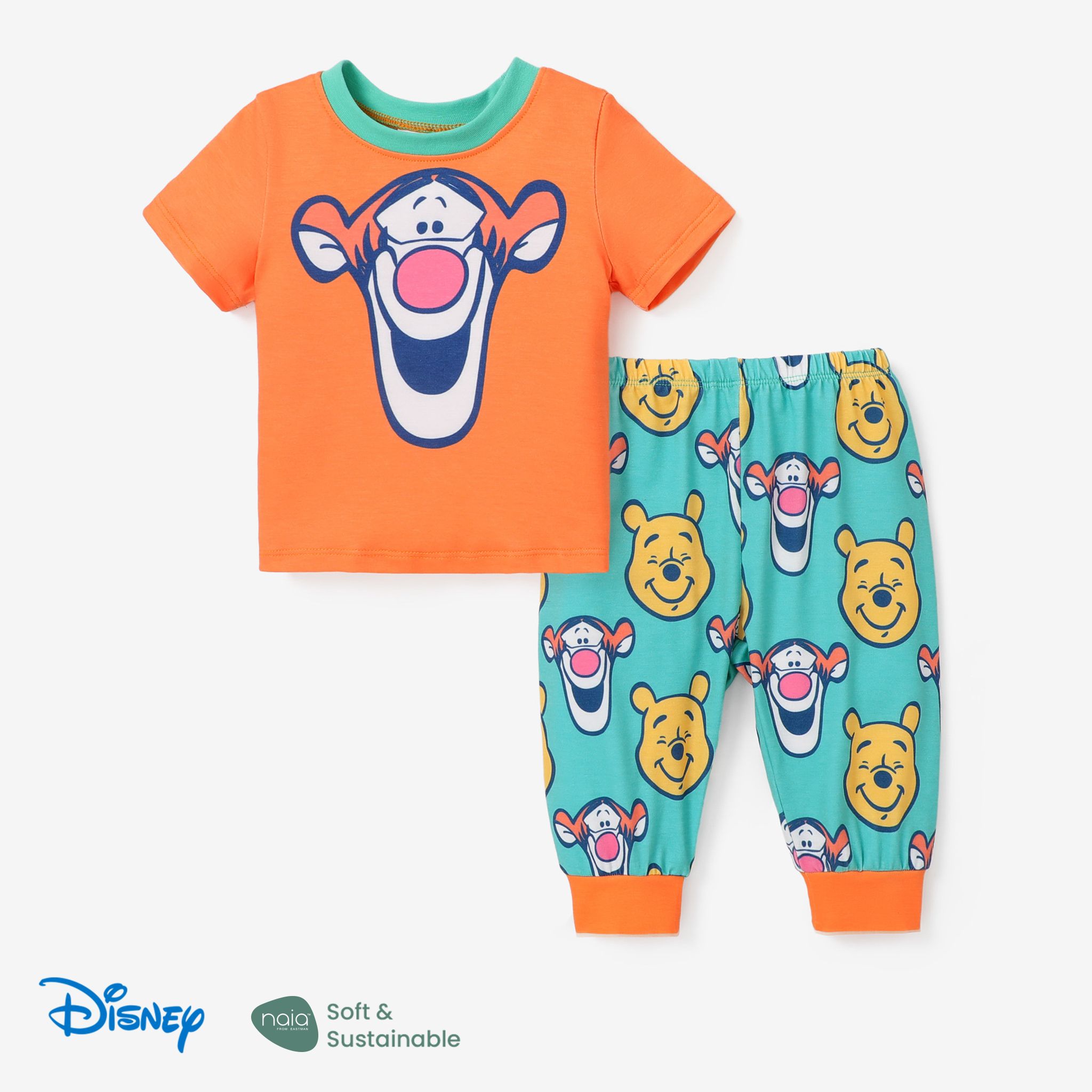Disney Winnie The Pooh Baby/Toddler Girl/Boy Naiaâ¢ Character Print Set