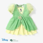 Disney Princess Día de la Madre IP Chica Costura de tela Infantil Vestidos Verde