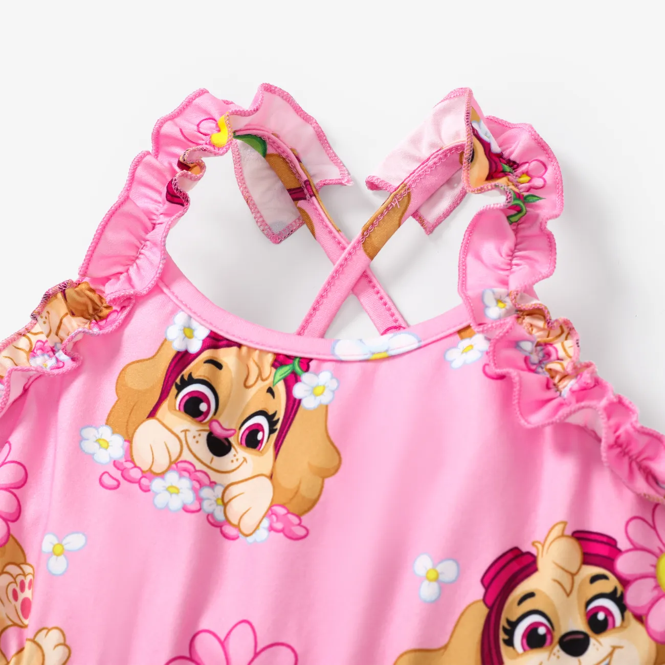 Helfer auf vier Pfoten Ostern IP Mädchen Rüschenrand Kindlich Kleider rosa big image 1