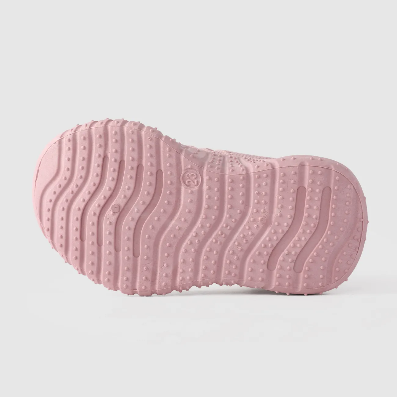 Toddler/Kids Girl/Boy Solid Slip-on Non-slip Sporty Shoes Pink big image 1