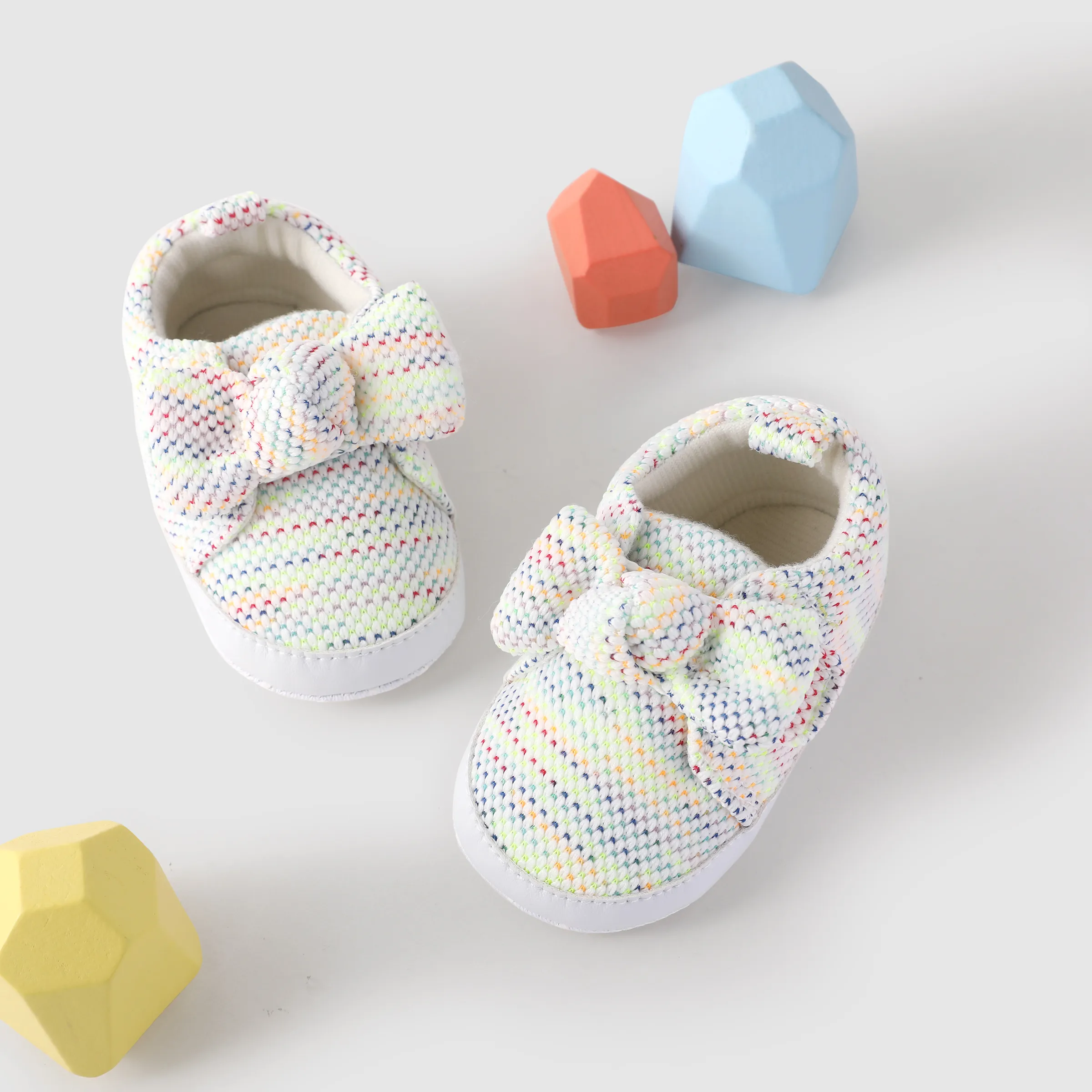 Baby/Toddler Girl Casual 3D Hyper-Tactile Bow-tie Colorful Prewalker Shoes