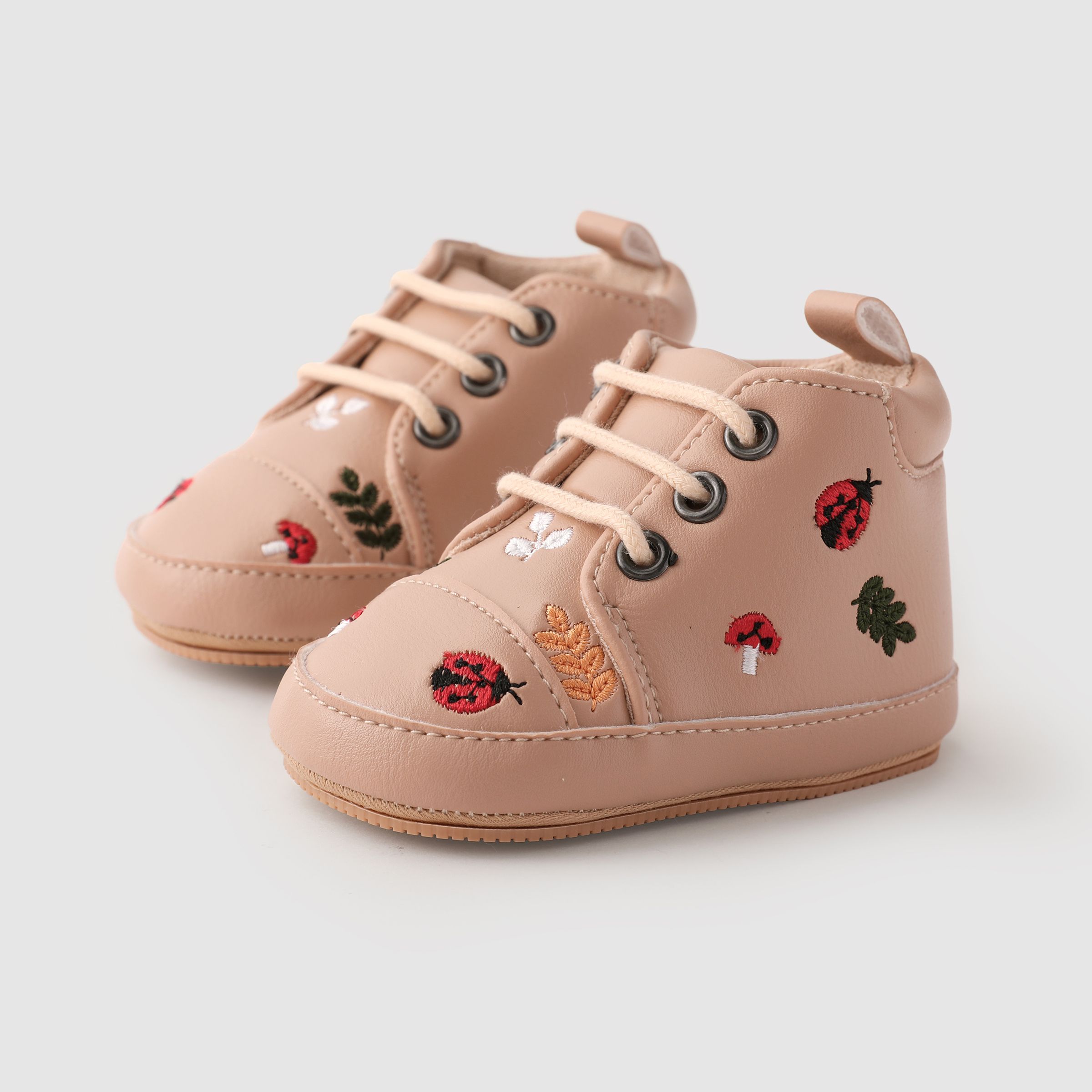 Baby & Toddler Animal & Plants Embroidery Prewalker Shoes