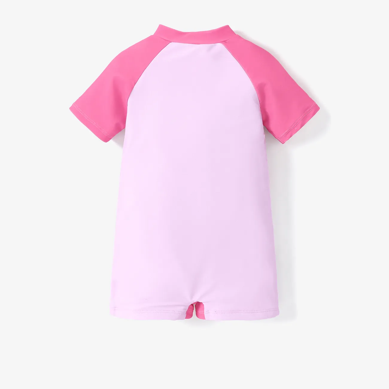 Disney Winnie the Pooh Baby Unisex Reißverschluss Sportlich Kurzärmelig Badeanzüge rosa big image 1