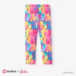 Barbie 1pc Toddler/Kids Girls Sporty Rainbow Alphabet Tank top/t-shirt/pants
 Multi-color