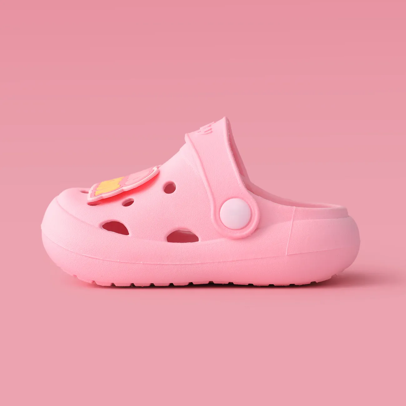 Toddler/Kids Girl Casual Dinosaur Pattern Hole Beach Shoes Pink big image 1