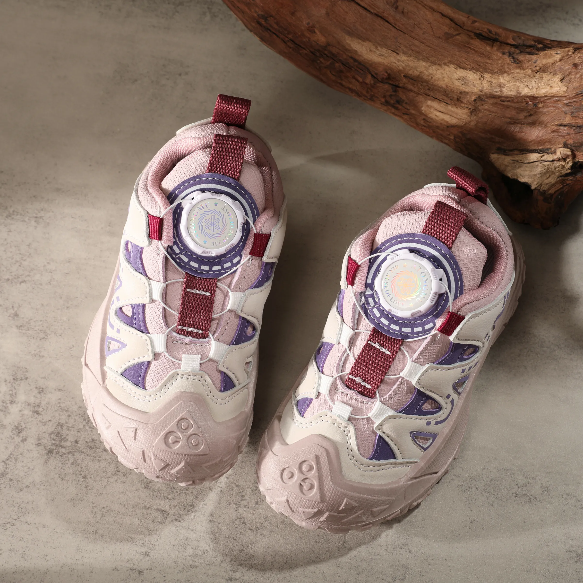 Bambini Unisex Sportivo Tinta unita Scarpe da ginnastica Rosa