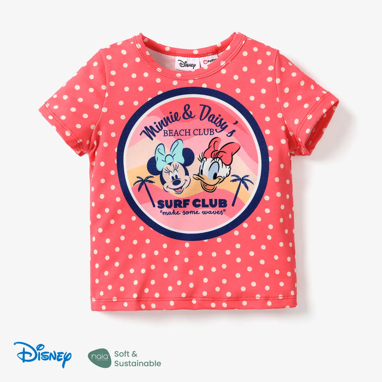 Disney Mickey and Friends Toddler Girl Naia™ Character Print T-shirt
 Red big image 1