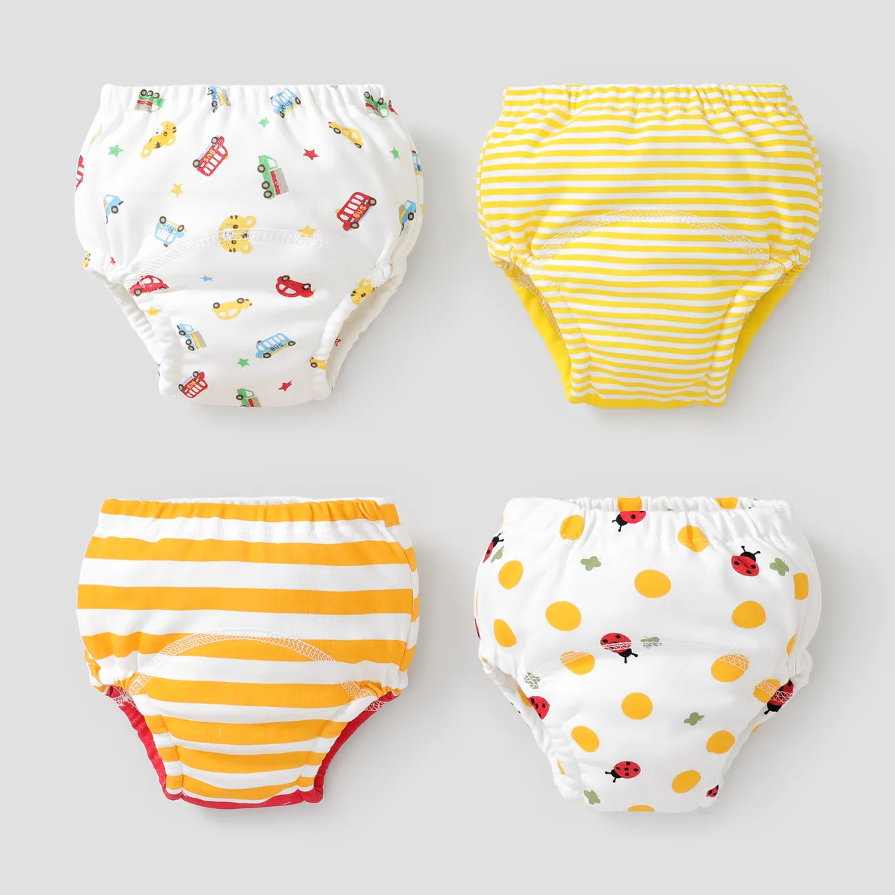 Bebê / Toddler Meninos / Meninas Infantil Animal Pattern Underwear Set Bloco de Cor big image 1