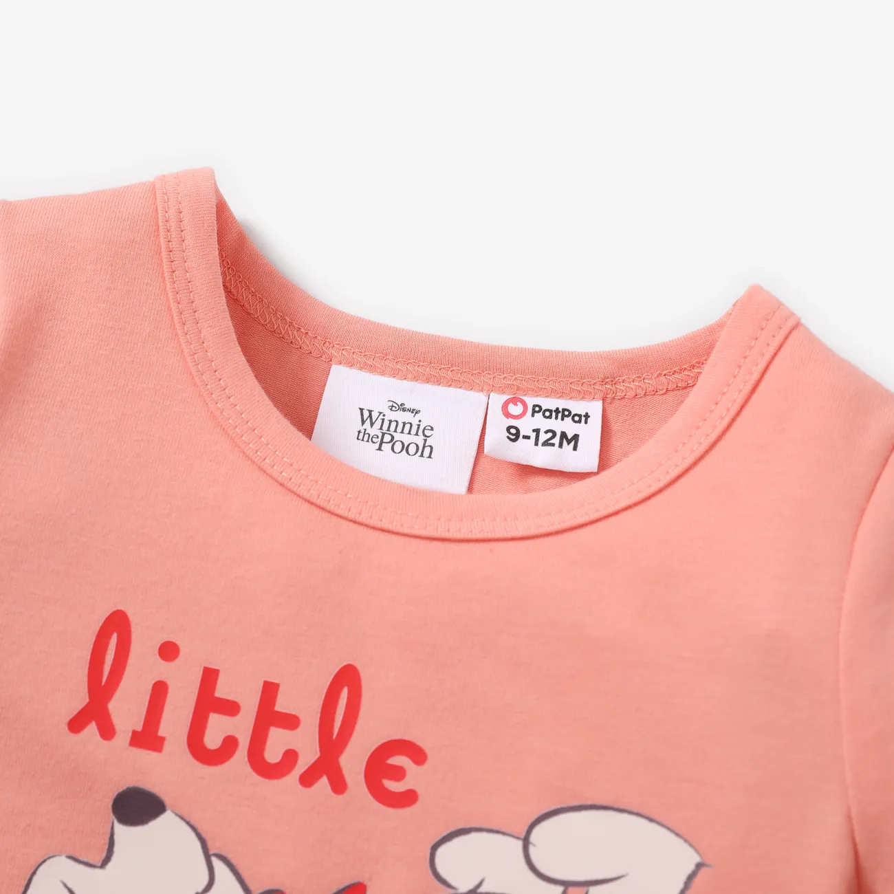 Disney Winnie the Pooh 1pc Baby Boy/Baby Girl T-shirt ou calça xadrez bib pólvora laranja big image 1