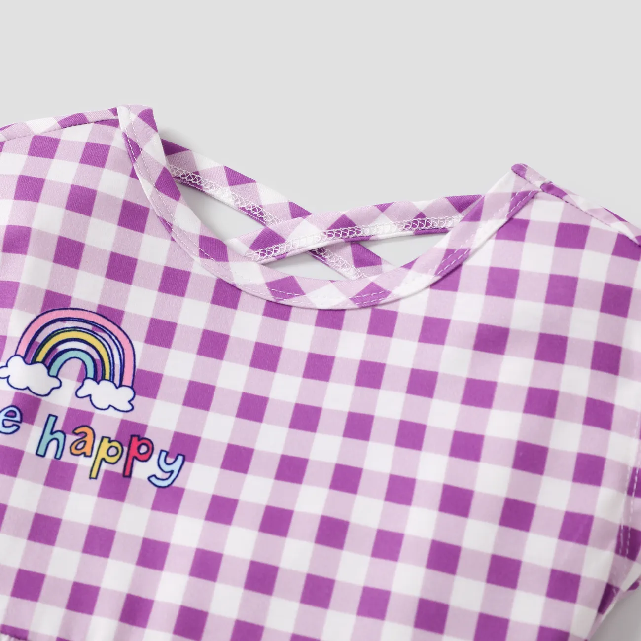 Peppa Pig Ostern Kleinkinder Mädchen Weiter Ausschnitt Kindlich Kleider lila big image 1