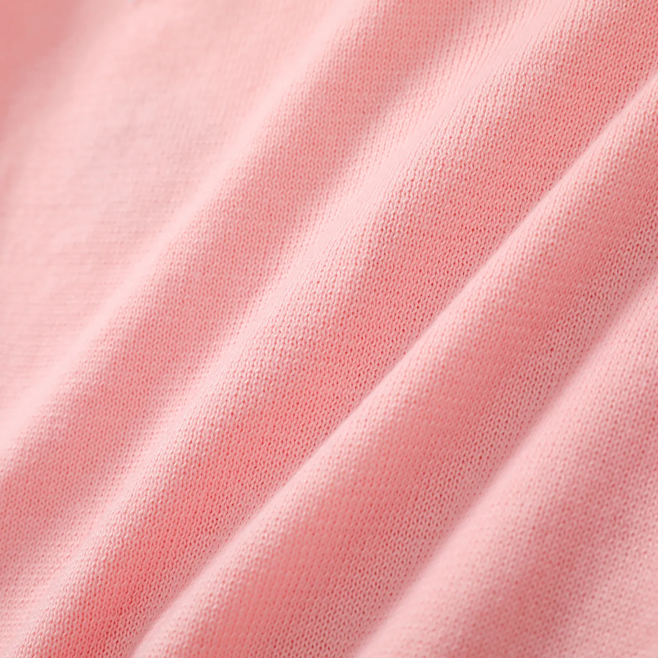 Kleinkinder Mädchen Knöpfe Basics Pullover rosa big image 1