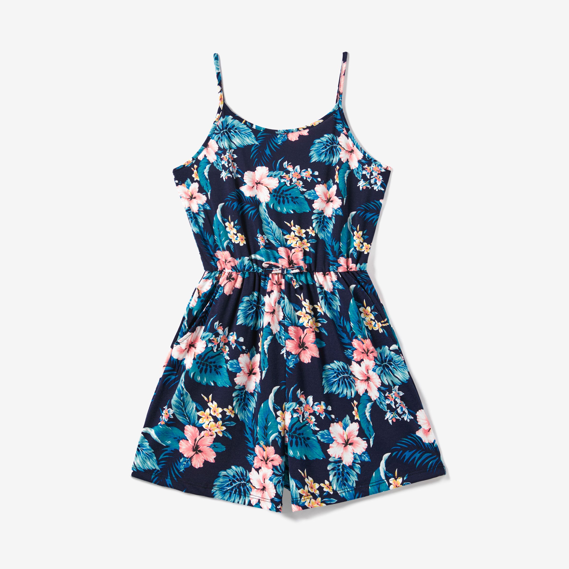 Mommy And Me Allover Floral Printed Romper