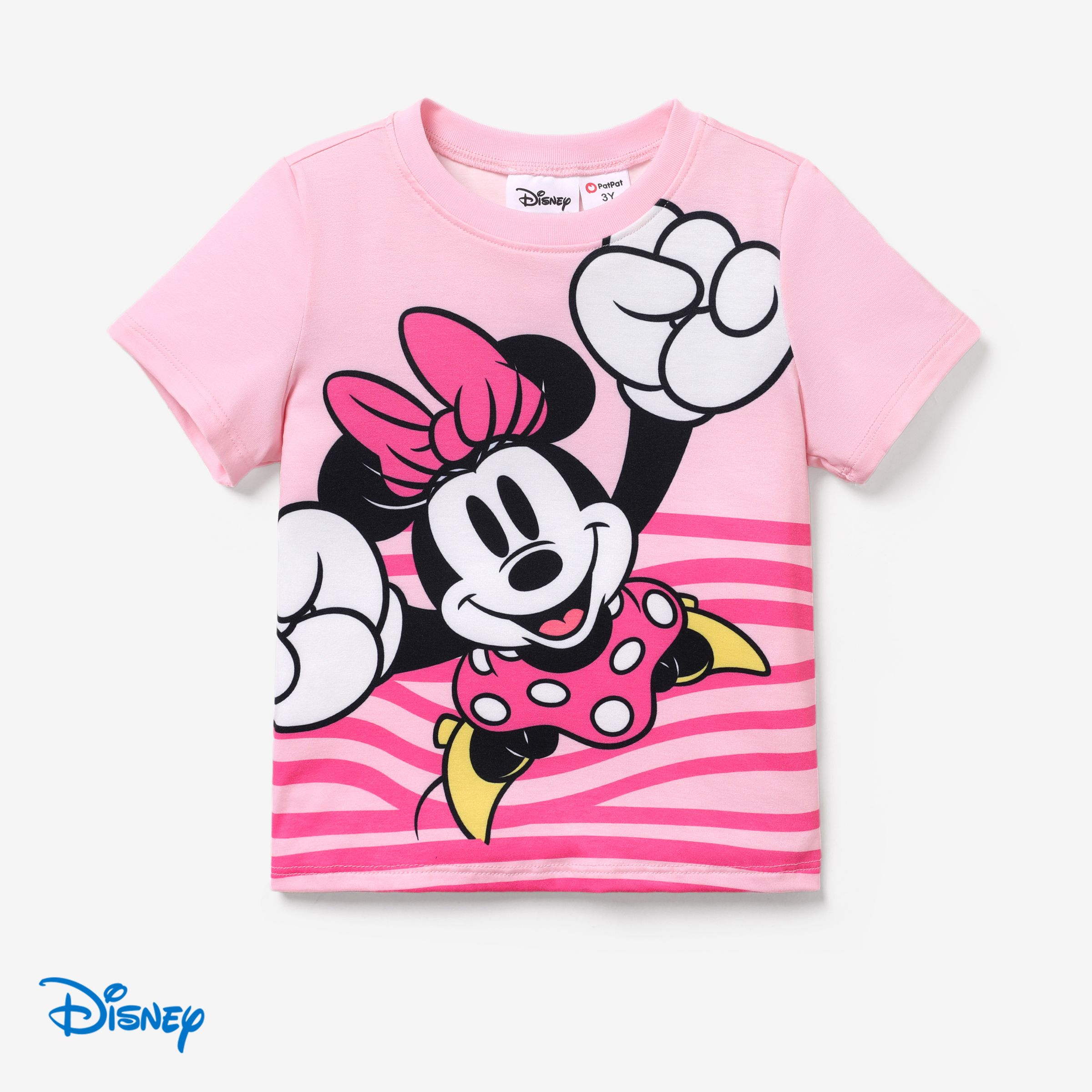 Disney Mickey And Friends 1pc Toddler/Kid Girl/Boy Character Tyedyed/Stripe/Colorful Print Naiaâ¢ Short-sleeve Tee