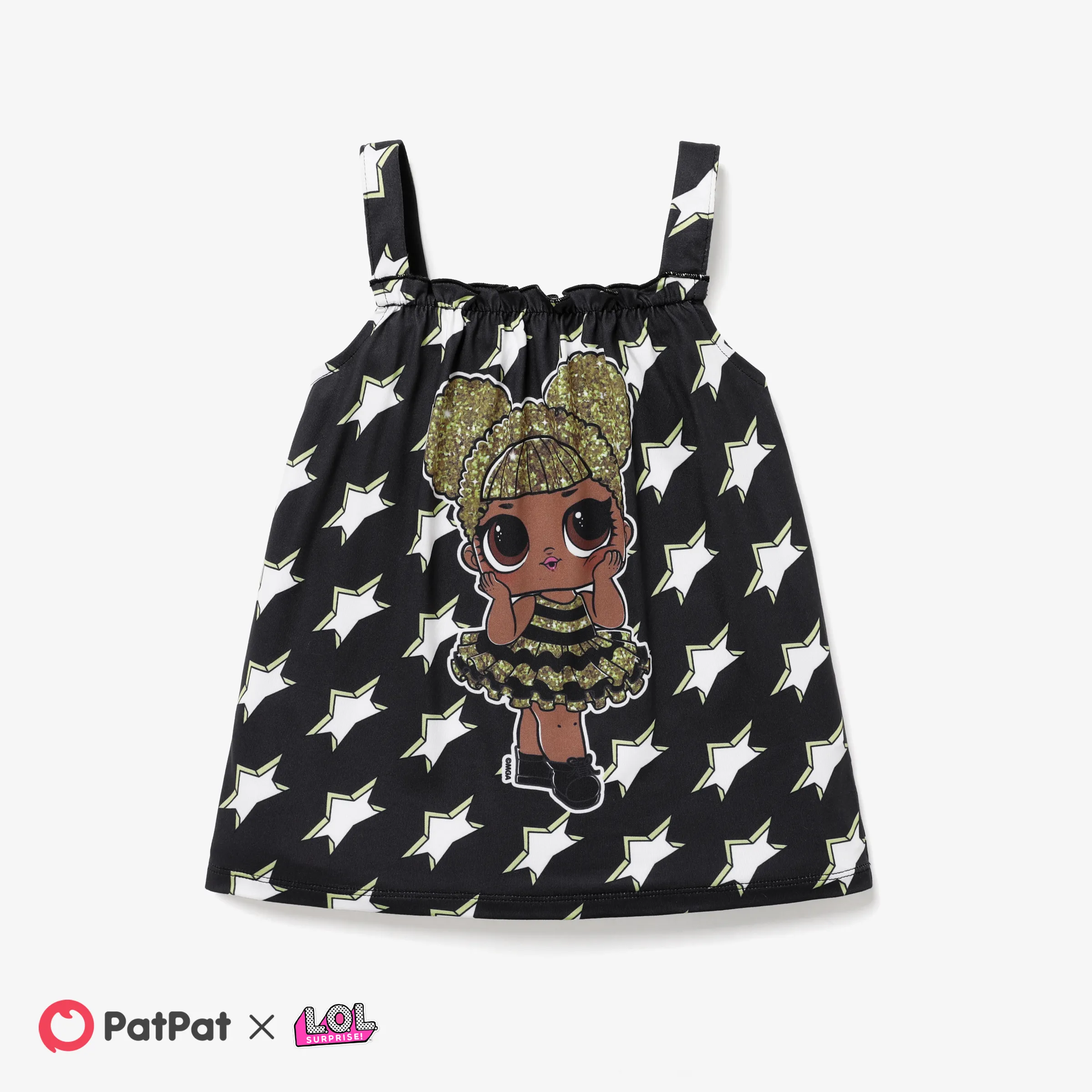 LOL Surprise 1pc Kleinkind Mädchen Charakter T-Shirt/Shorts
 schwarz
