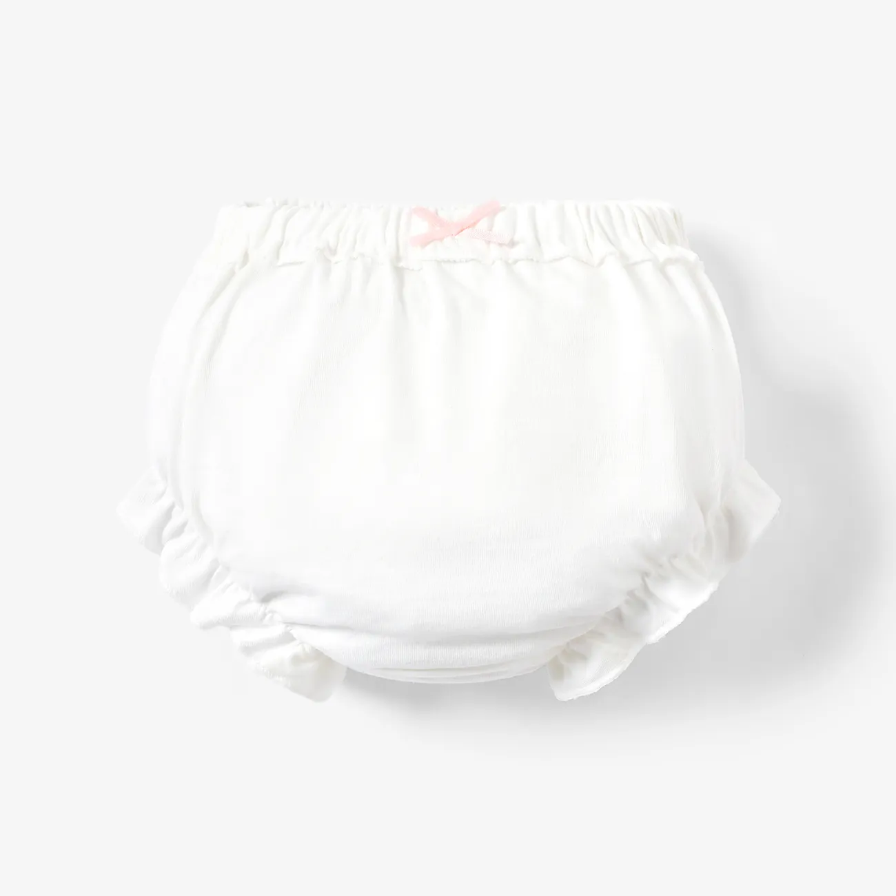 Conjunto de ropa interior de algodón unisex Childlike Expression Blanco big image 1