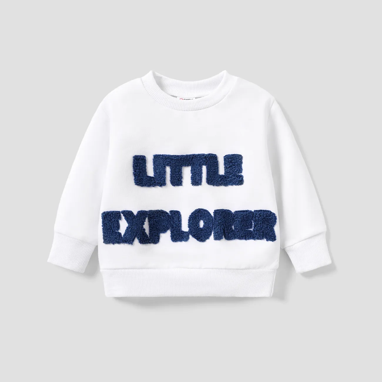 Baby Boy's Casual Oversized Letter Pattern Long Sleeve Hoodie