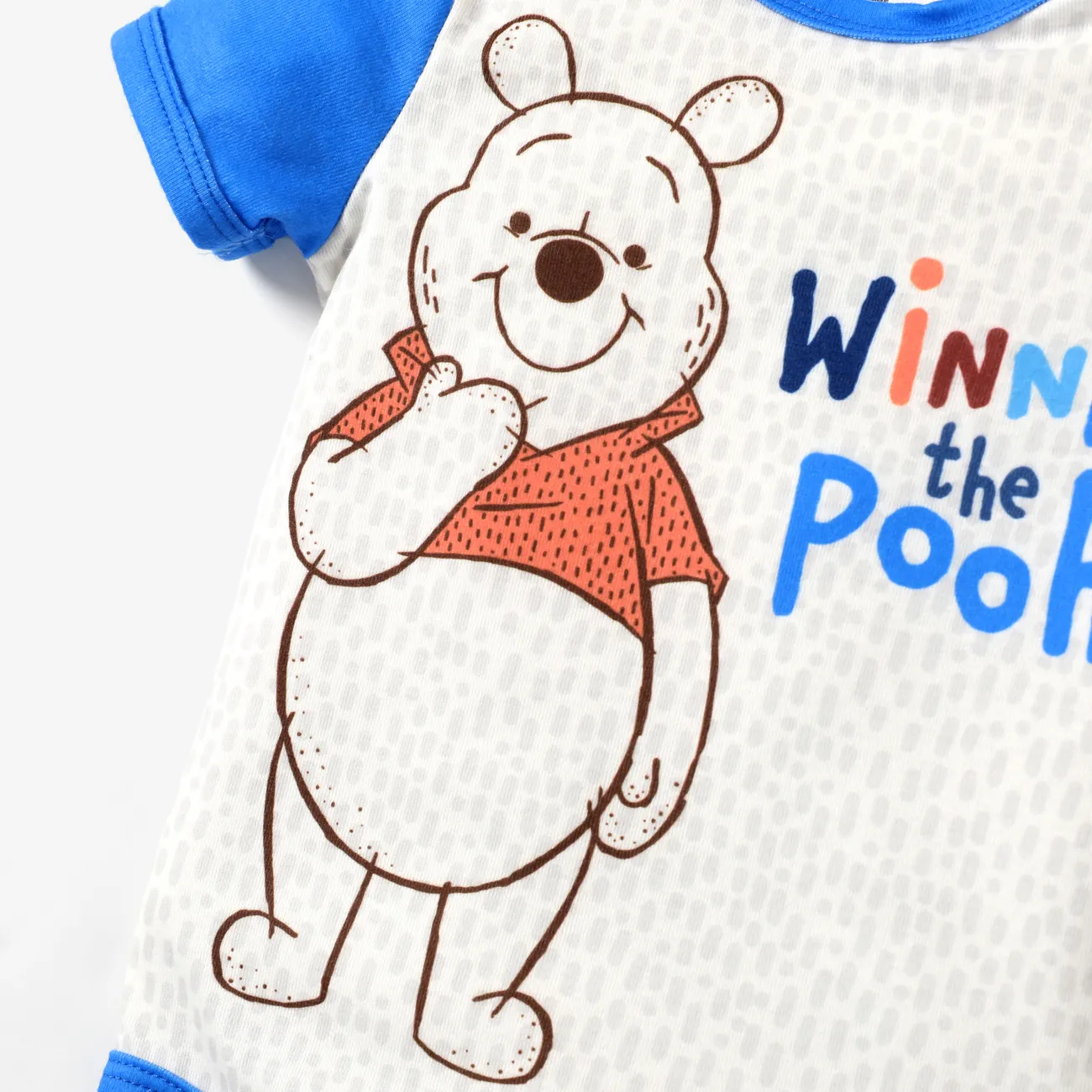 Disney Winnie the Pooh 2 unidades Bebé Chico Infantil Manga corta Conjuntos de bebé Multicolor big image 1