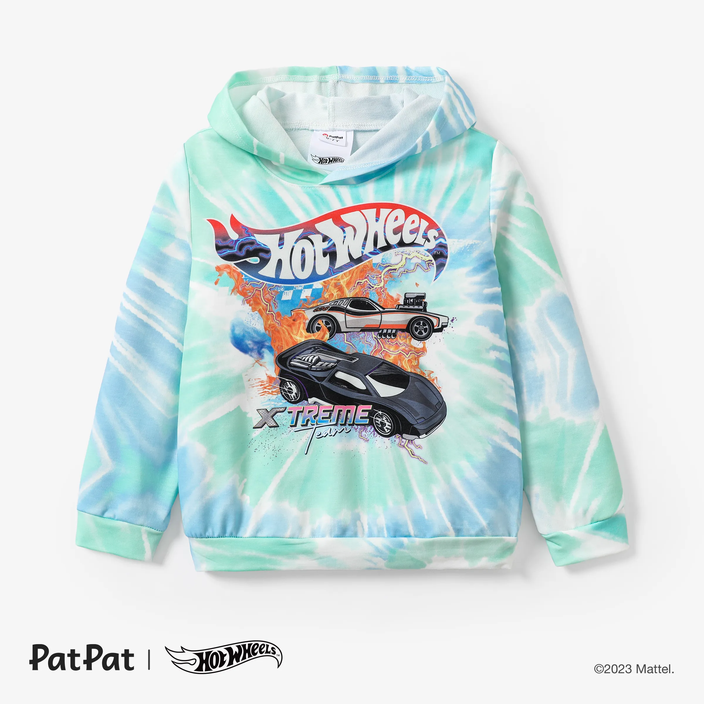 Hot Wheels Kid Boy Tie Dye Printed Sweatshirt