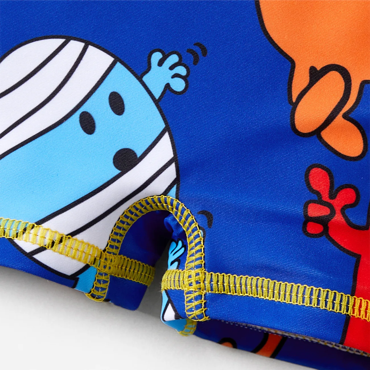 Neonato Ragazzo Collo alla coreana Infantile Manica corta Costumi da bagno Blu big image 1