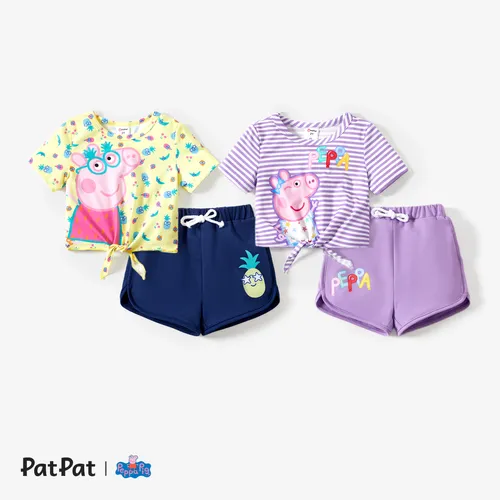 Peppa Pig Toddler Girl 2pcs Rainbow/Fruit/Stripe Print Set
