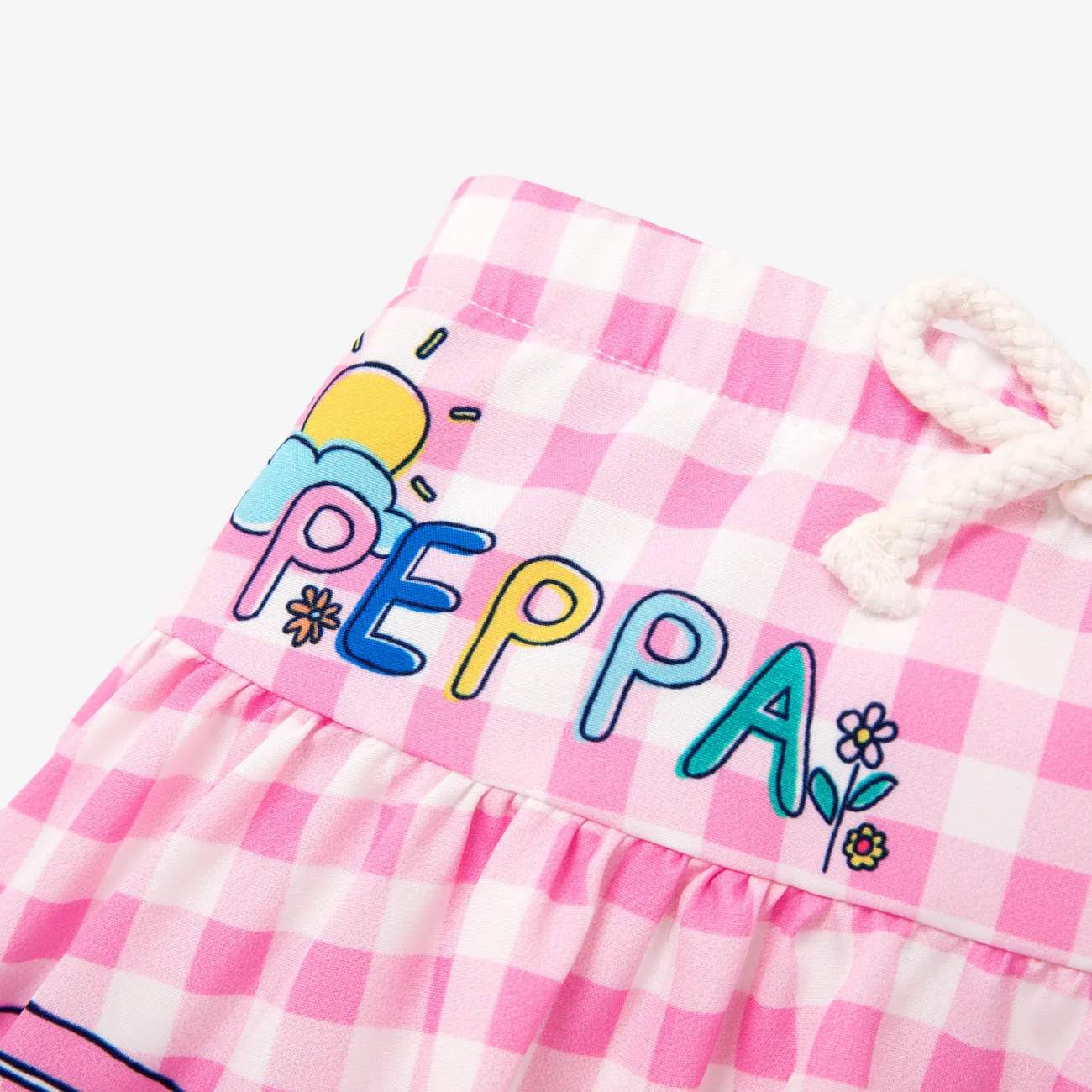Peppa Pig بدلة تنورة 2 - 6 سنوات حريمي كم قصير شخصيات عيد القيامة أزرق big image 1