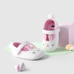 Baby Girl Hyper-Tactile 3D Rabbit Prewalker Shoes White