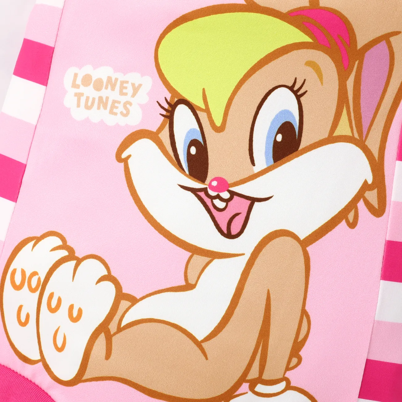 Looney Tunes Bebé Unisex Botón Conejo Infantil Sin mangas Mamelucos y monos Rosado big image 1