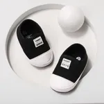 Baby Girl/Boy Casual Letter Pattern Slip-on Prewalker Shoes Black