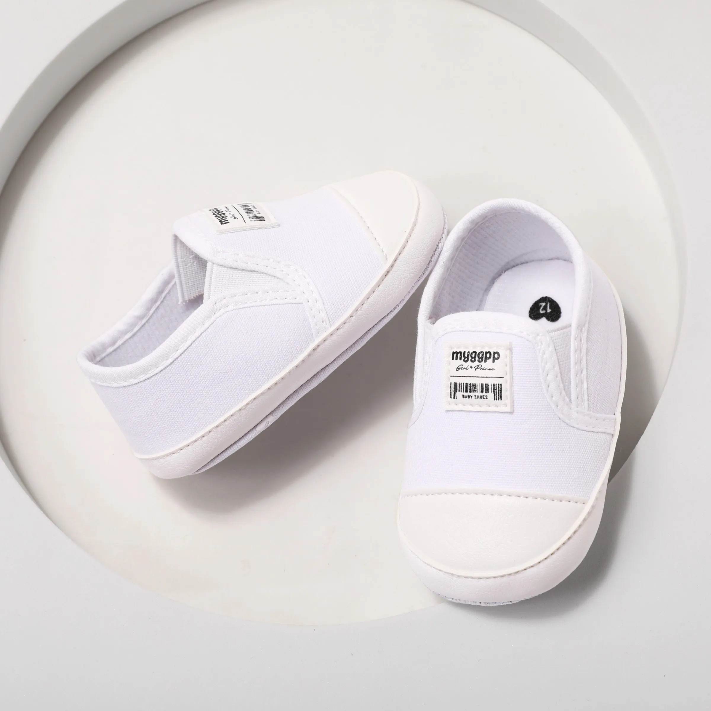 Baby Girl/Boy Casual Letter Pattern Slip-on Walking Shoes