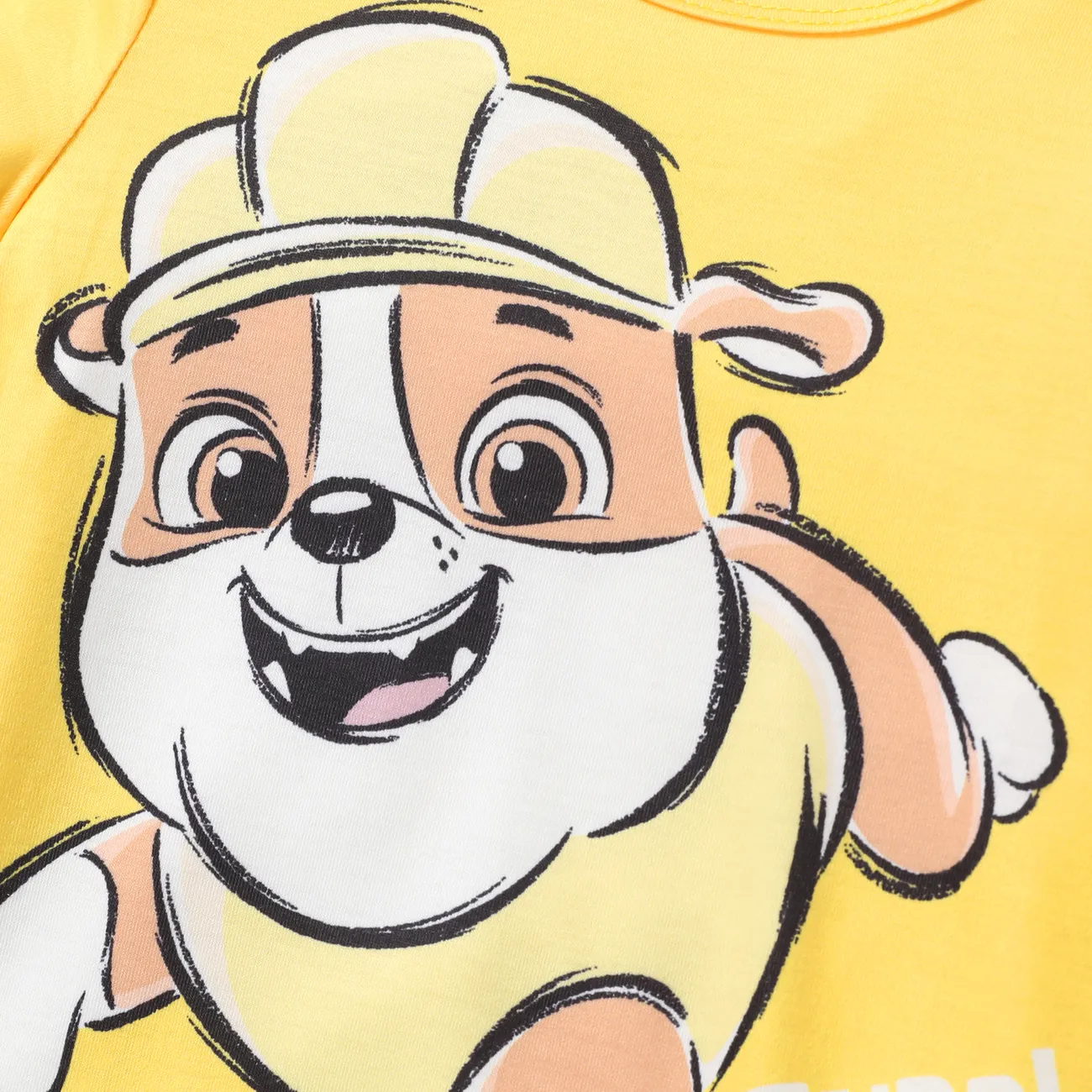 PAW Patrol 蹣跚學步男孩/蹣跚學步的女孩定位印花圖案 T 恤
 黃色 big image 1