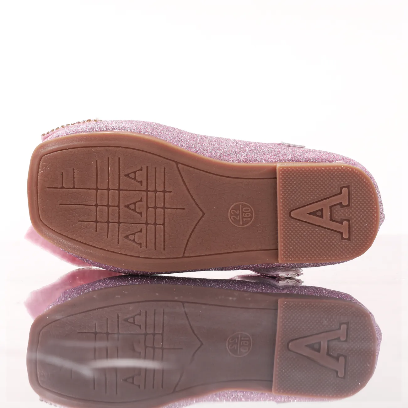 Toddler/Kids Girl Elegant Hyper-Tactile 3D Bowtie Glitter Velcro Leather Shoes Pink big image 1