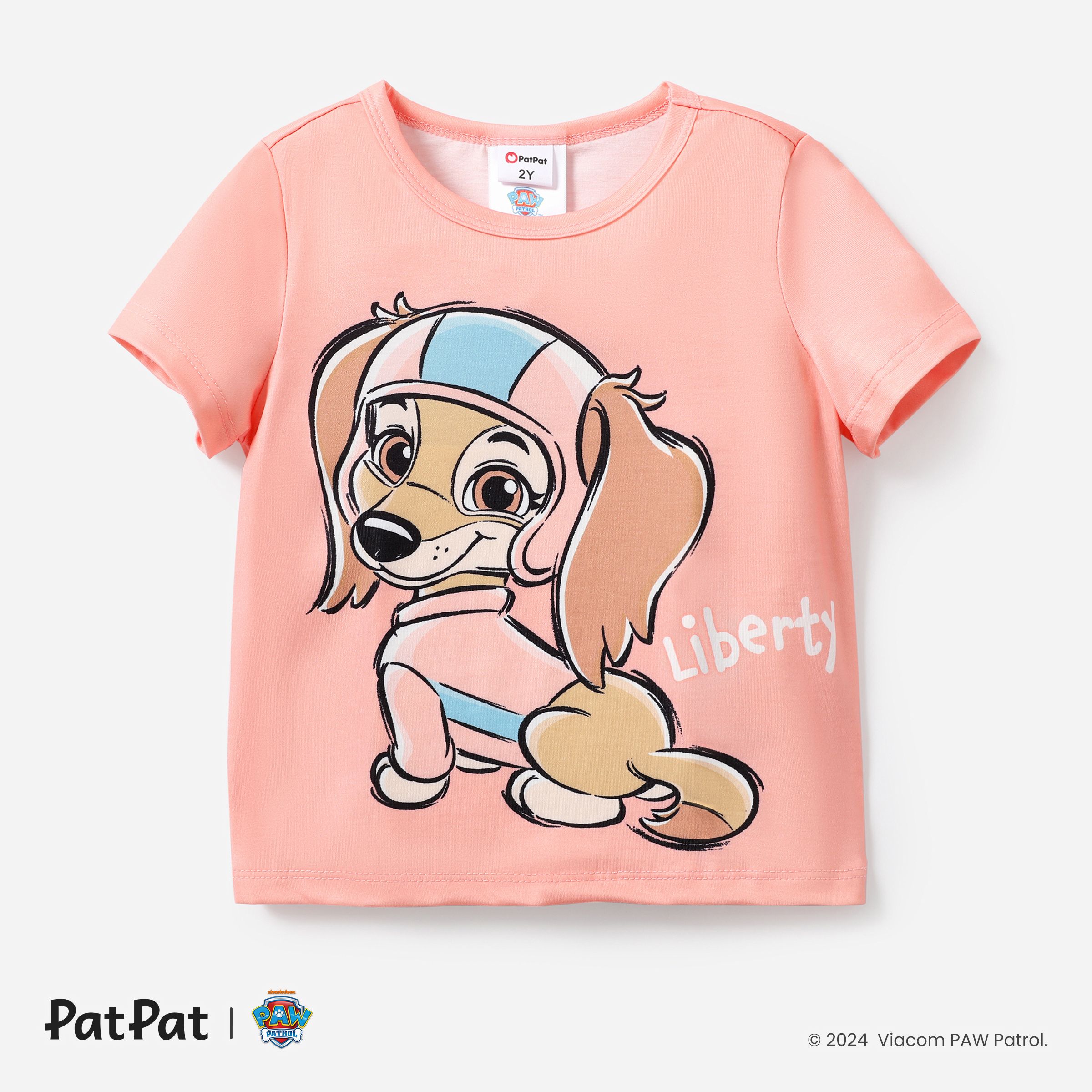 PAW Patrol Toddler Boy/Toddler Girl Positioned Printed Graphic T-shirt