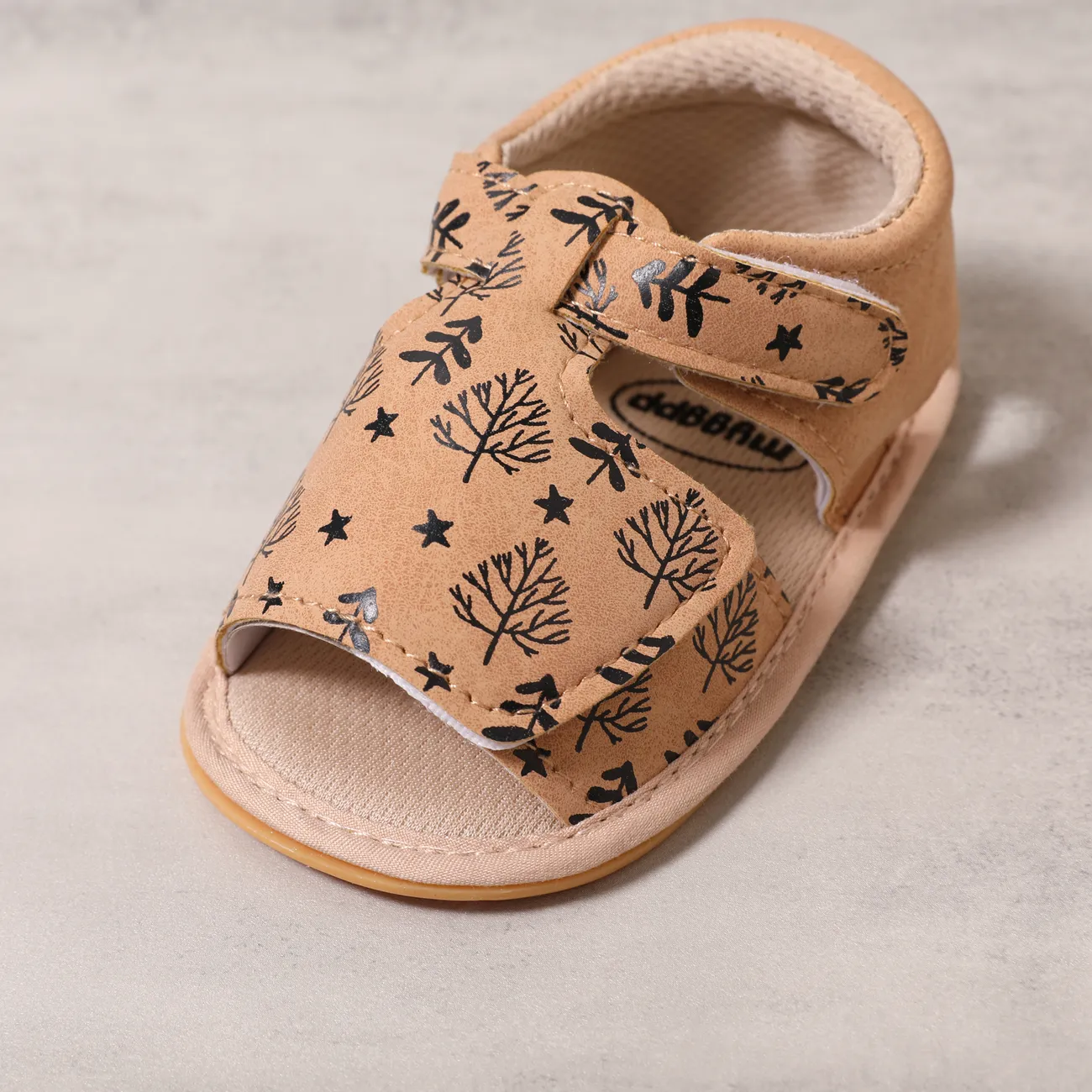 Baby Girl/Boy Casual Solid Velcro Sandals Prewalker Shoes Color block big image 1