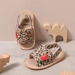 Baby Girl/Boy Casual Leopard Velcro Prewalker Shoes
 Color block