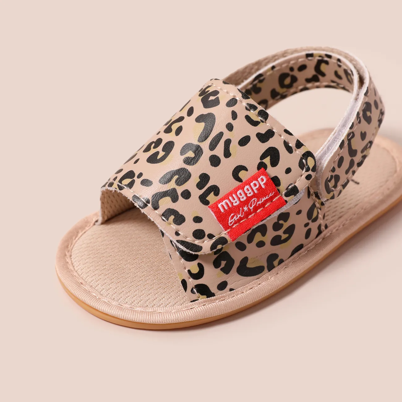 Baby Girl/Boy Casual Leopard Velcro Prewalker Shoes
 Color block big image 1