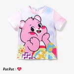 Ursinhos Carinhosos Páscoa Criança Unissexo Infantil Manga curta T-shirts Rosa