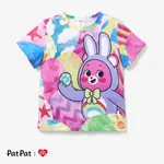 Ursinhos Carinhosos Páscoa Criança Unissexo Infantil Manga curta T-shirts Multicolorido
