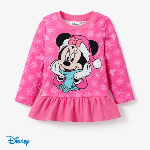Disney Mickey and Friends Natal Criança Menina Costuras de tecido Infantil conjuntos de jaquetas