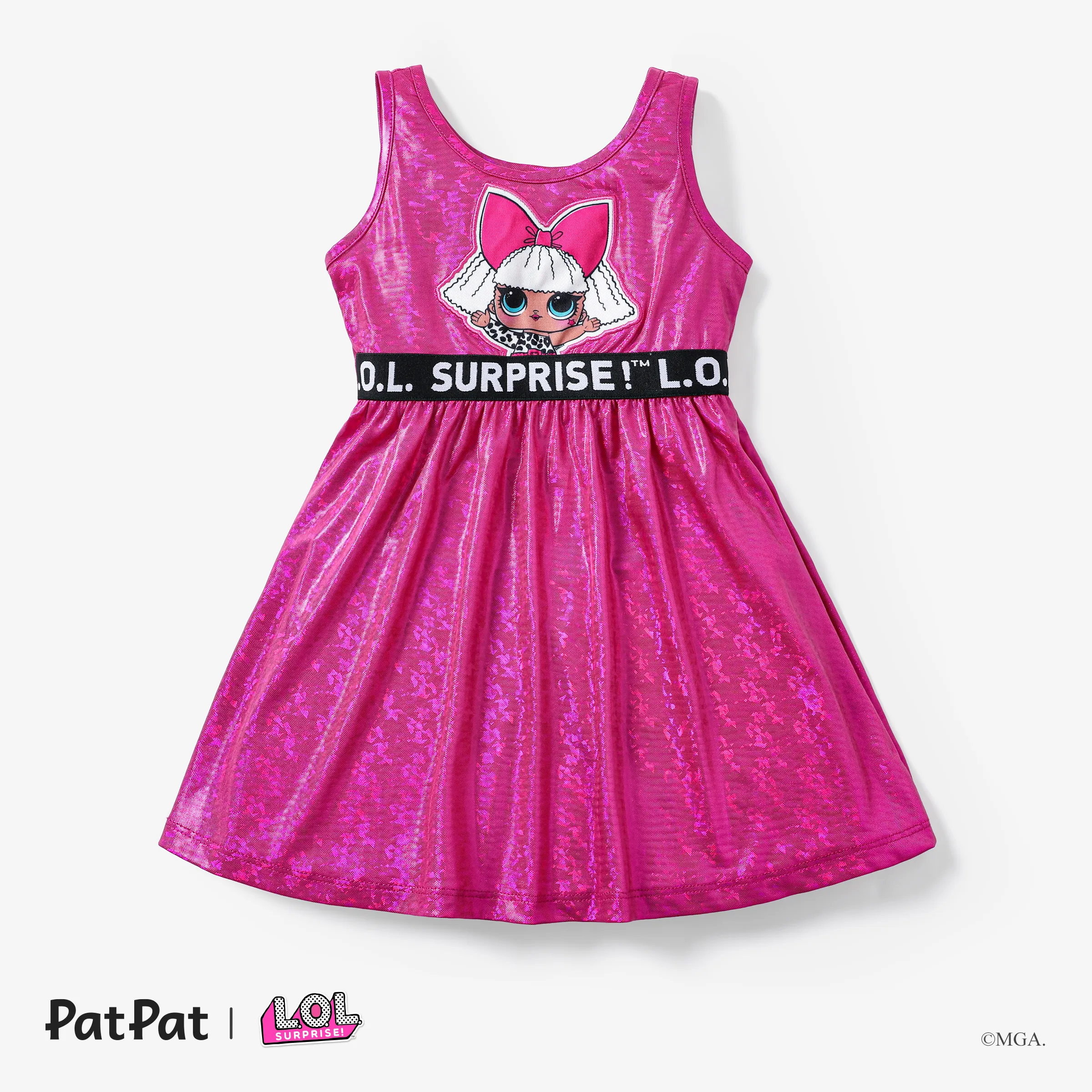 

L.O.L. SURPRISE! Toddler Girl/Kid Girl Laser embroidered pattern dress