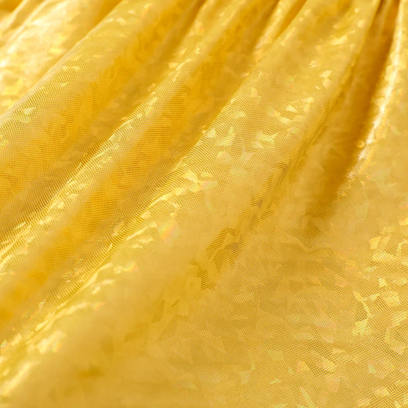 L.O.L. SURPRISE! Toddler Girl/Kid Girl Laser embroidered pattern dress
 Yellow big image 1