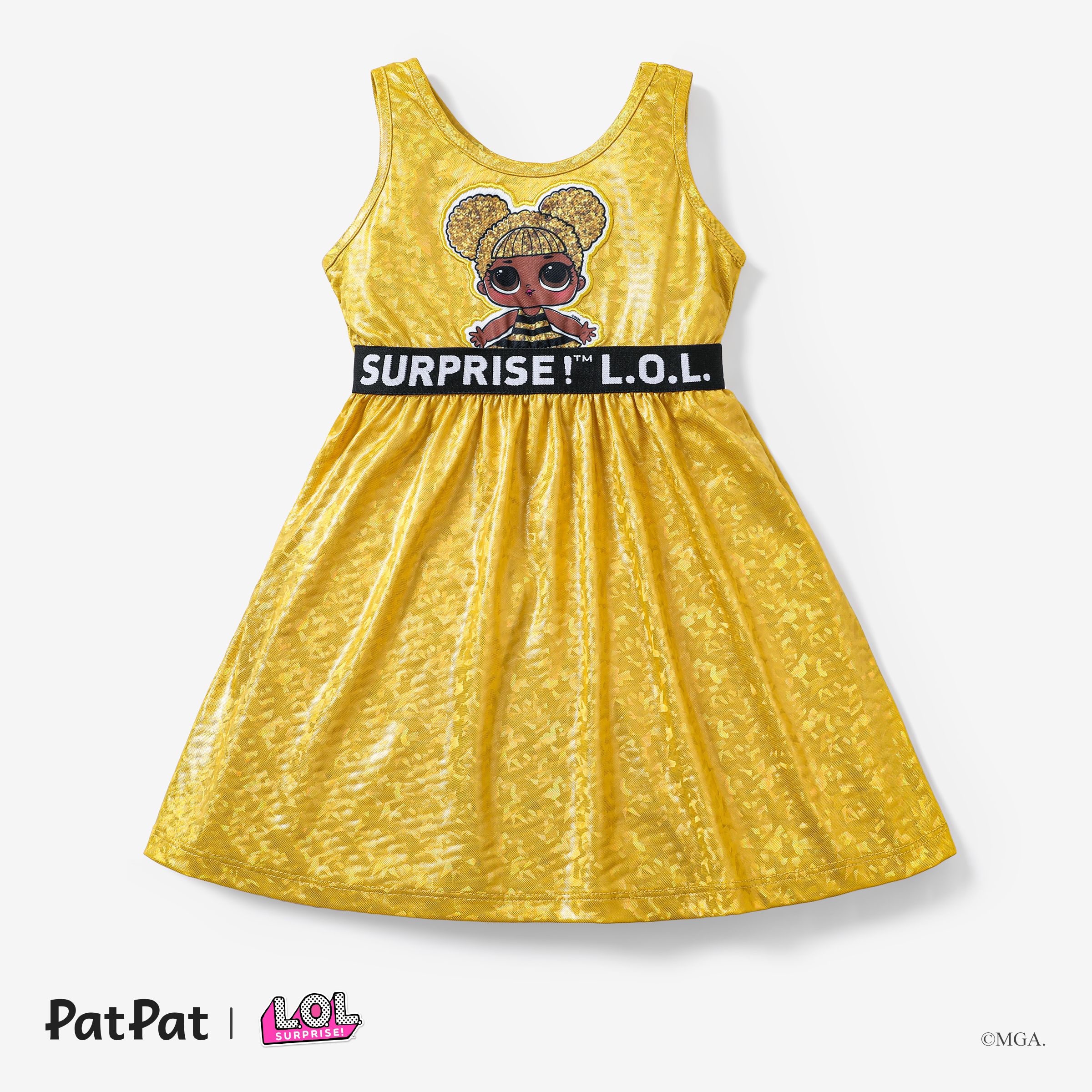 L.O.L. SURPRISE! Toddler Girl/Kid Girl Laser embroidered pattern dress