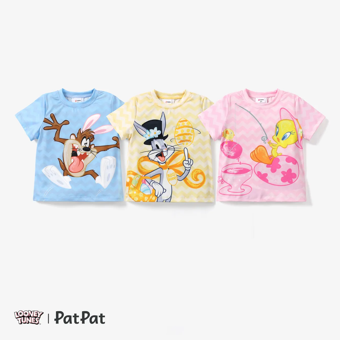 Looney Tunes Easter Toddler Girl/Boy Easter Print T-shirt
 Blue big image 1