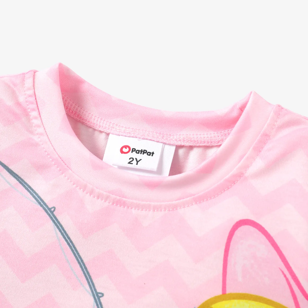 Looney Tunes 復活節 小童 中性 童趣 短袖 T恤 粉色 big image 1