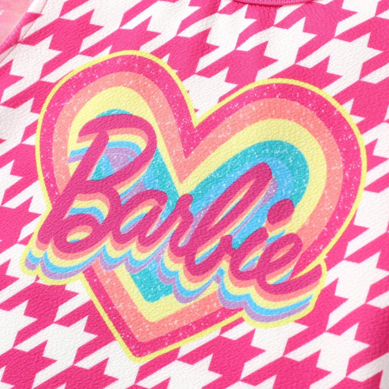 Barbie Muttertag IP Mädchen Stoffnähte Kindlich Kleider Rosa big image 1