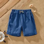 Kid's Boy Loose Bandage Ice-cool Beach Shorts Blue