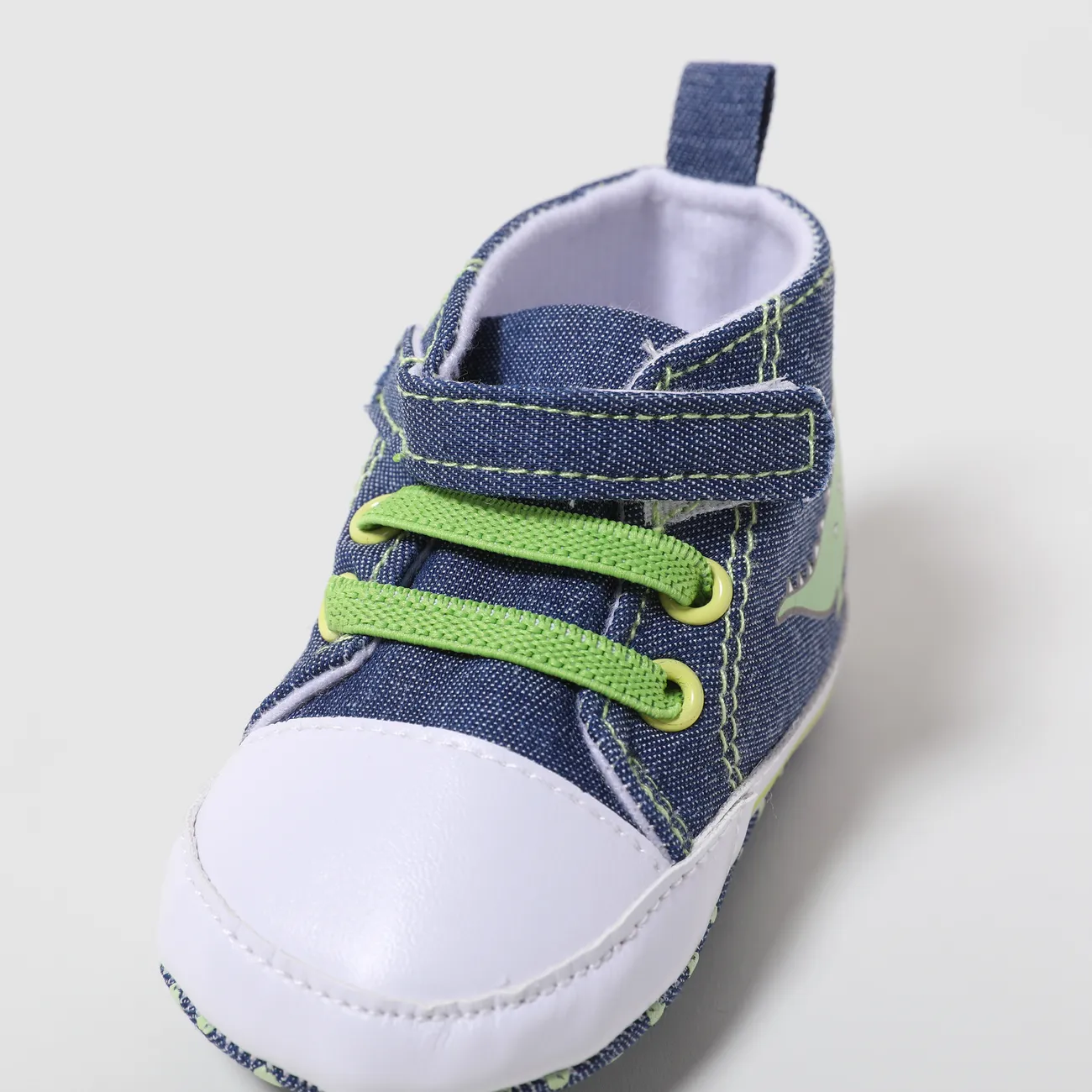 嬰兒 男 童趣 純色 學步鞋 藍色 big image 1
