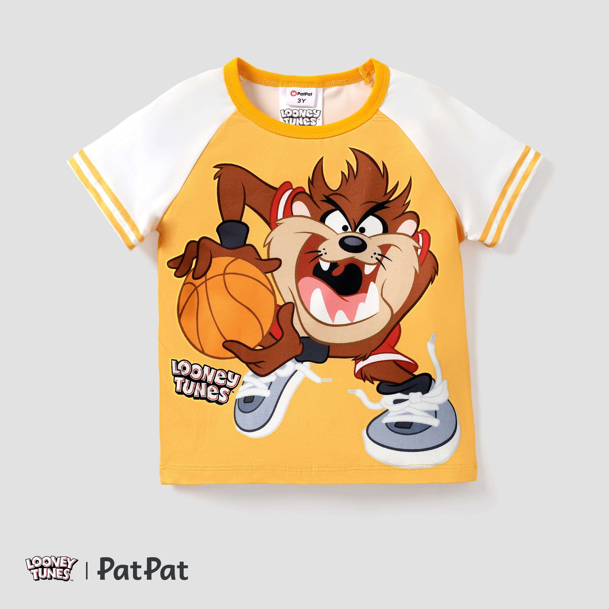 Looney Tunes Toddler Fille/Boy Colorblock Basketball Sport T-shirt
