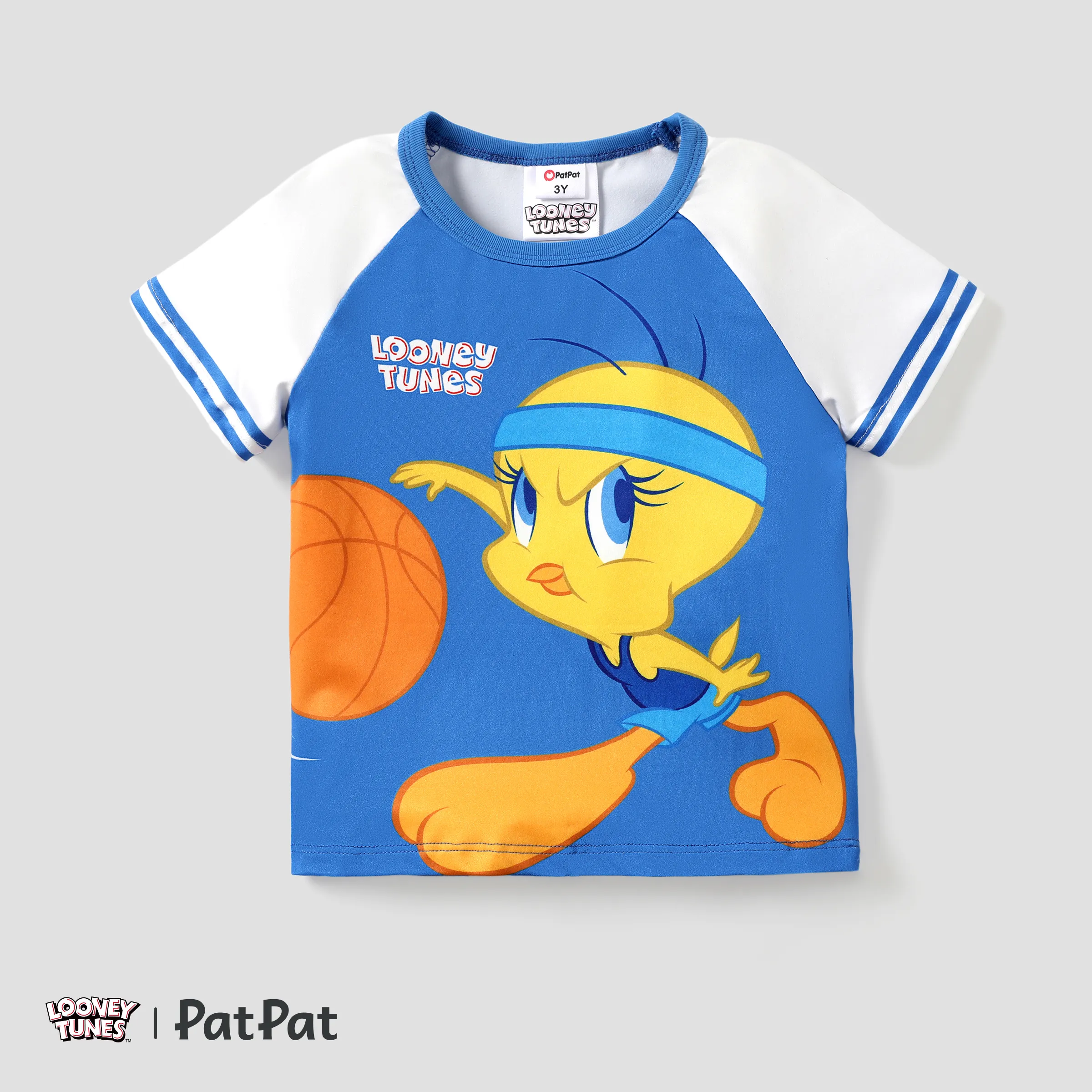 Looney Tunes Kid/Toddler Boy Colorblock Basketball Sport T-Shirt