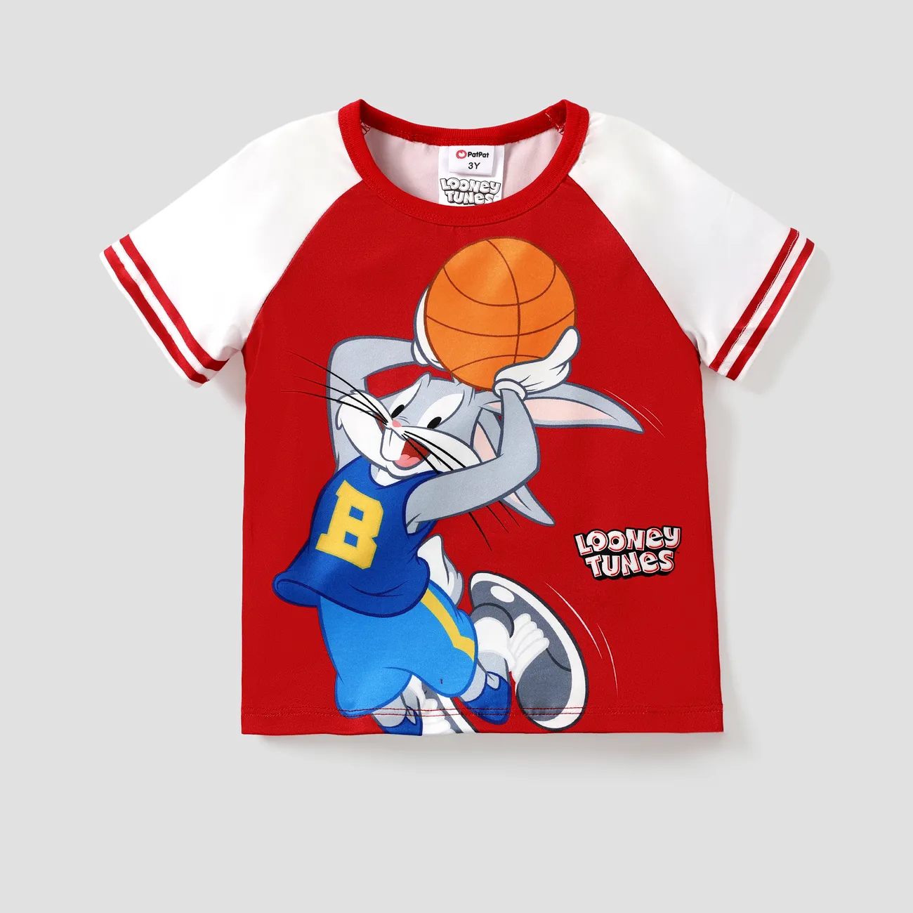 Looney Tunes Pasqua Unisex Infantile Maglietta rosso bianco big image 1