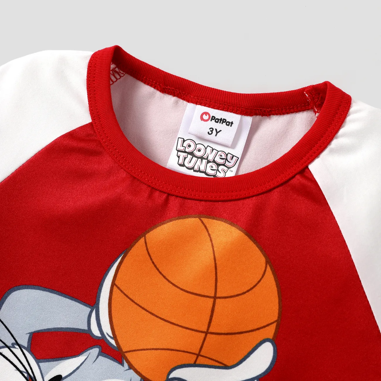 Looney Tunes Pasqua Unisex Infantile Maglietta rosso bianco big image 1